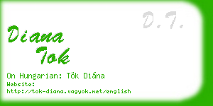 diana tok business card